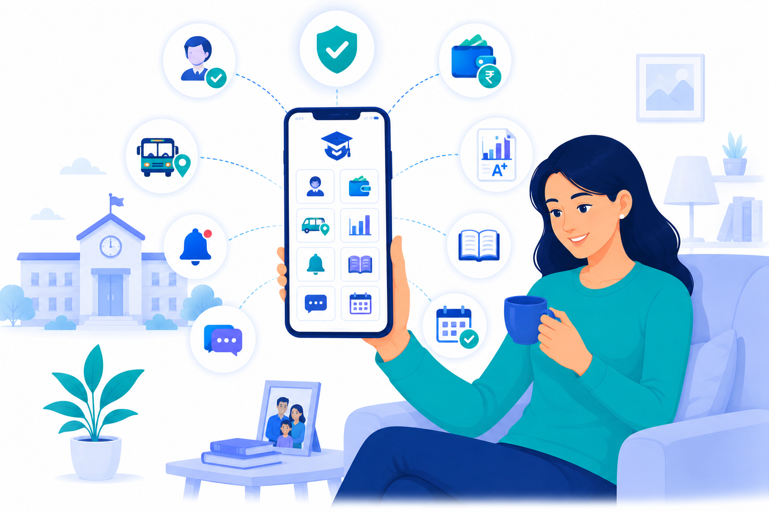 Connectedu Comprehensive School ERP Hub
